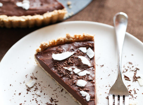 chilled chocolate hazelnut torte