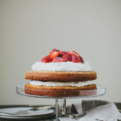 Strawberry Almond Cake