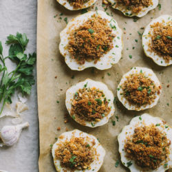 Sausage Stuffed Pattypan Squash